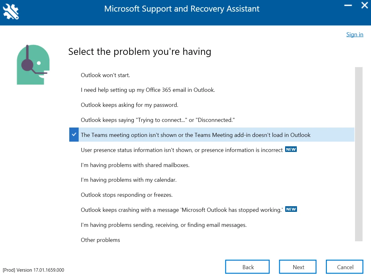 Teams Meeting Link Not Appearing in Outlook