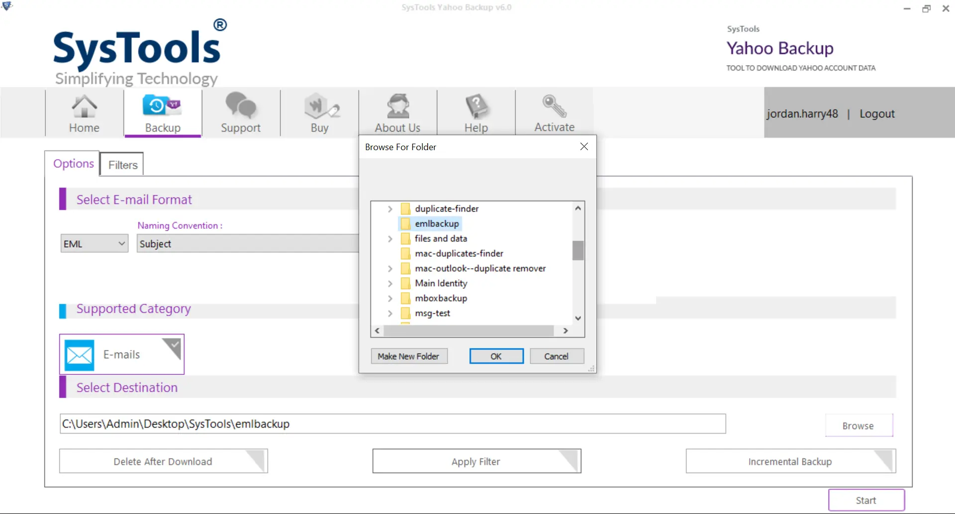 move to browse option