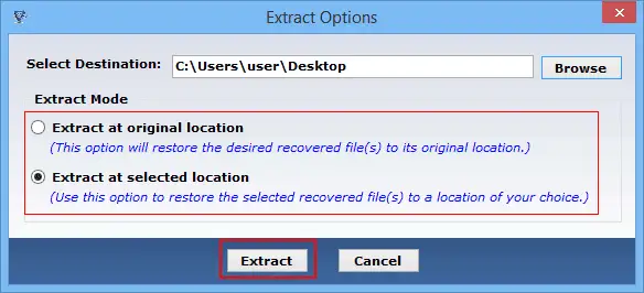 extract bkf file