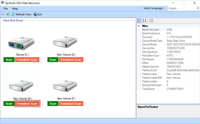 formatted SSD recovery free