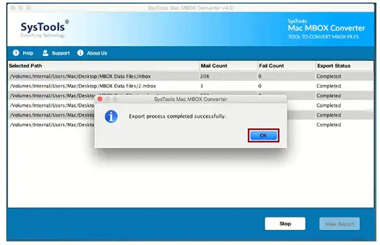 confirm gnumail to pst completion