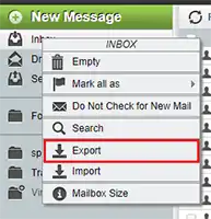 backup horde email