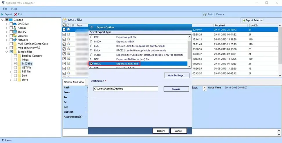Multiple Data Items