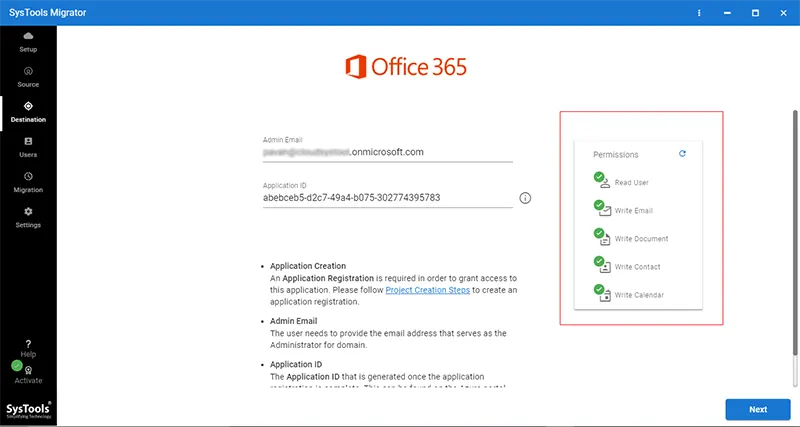 validating permissions