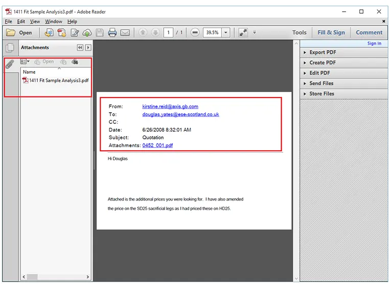 View Headers Information