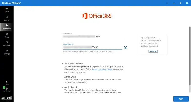office 365 validation