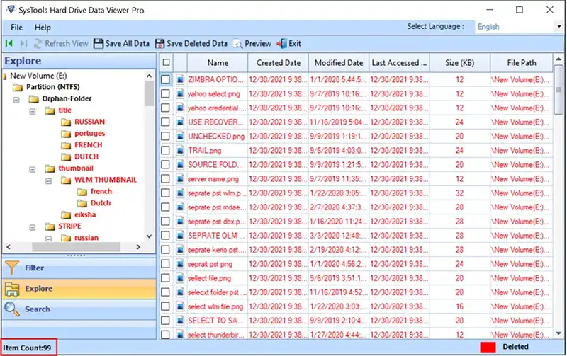 portable devices recover deleted files