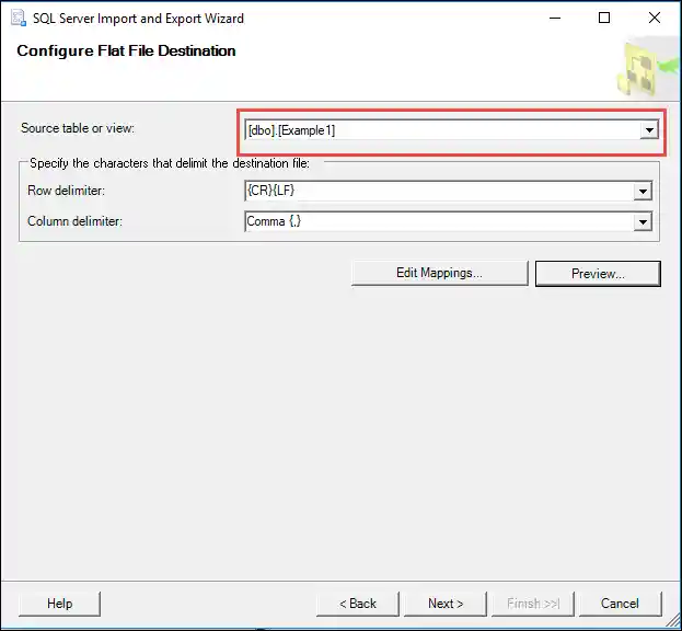 Change Default Settings