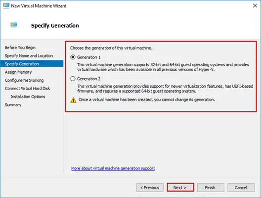 setup virtual machine in windows 10