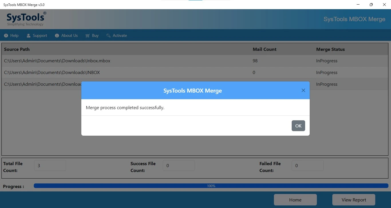 merge mbox file
