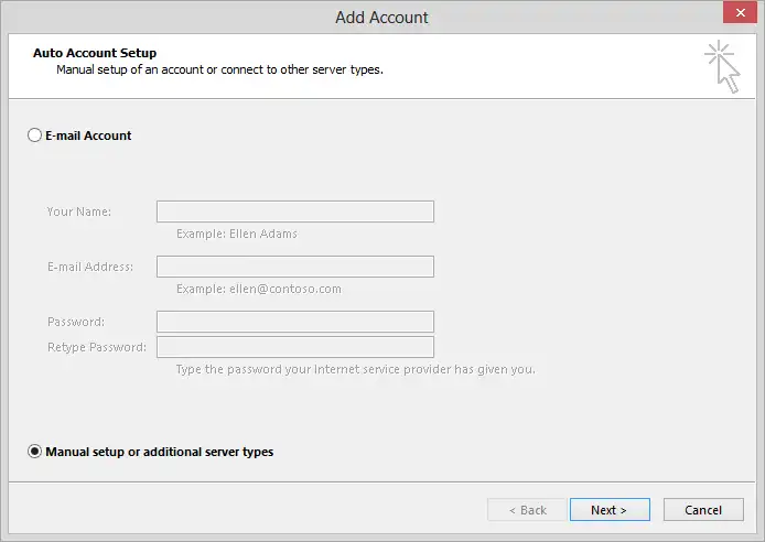 Setup Account