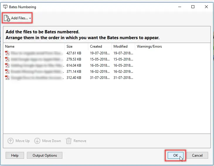 Add PDF file
