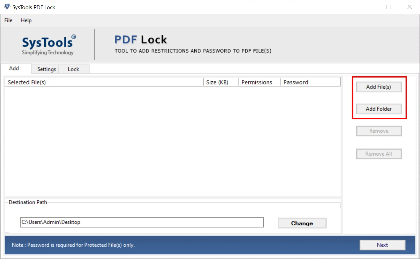 tab add files option
