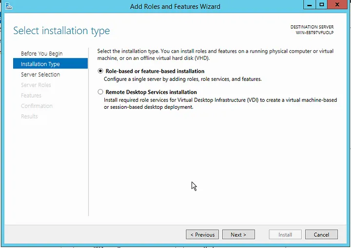 Installation Type