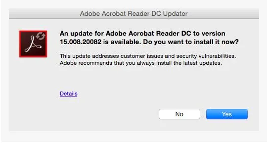 update adobe reader