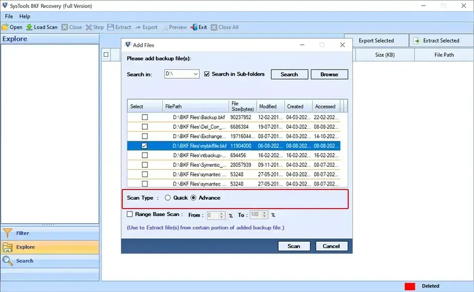 repair corrupt bkf file