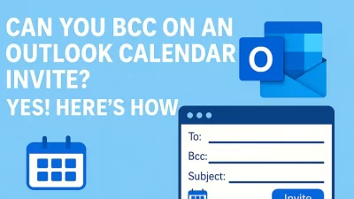 Can you BCC on an Outlook Calendar Invite?