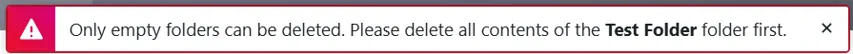 How to not Delete Folders in Yahoo Mail