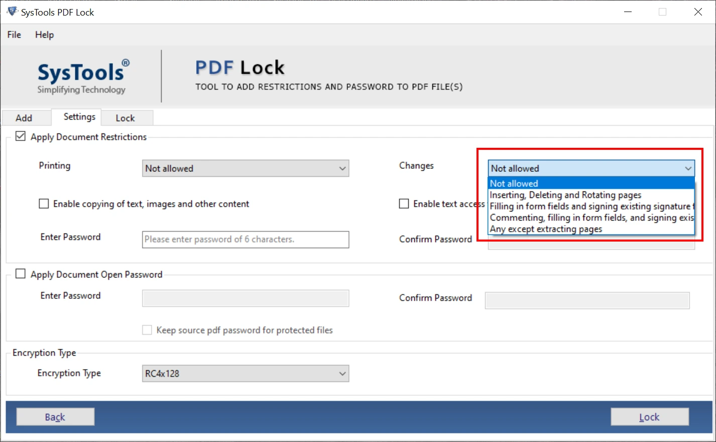 pdf file locker