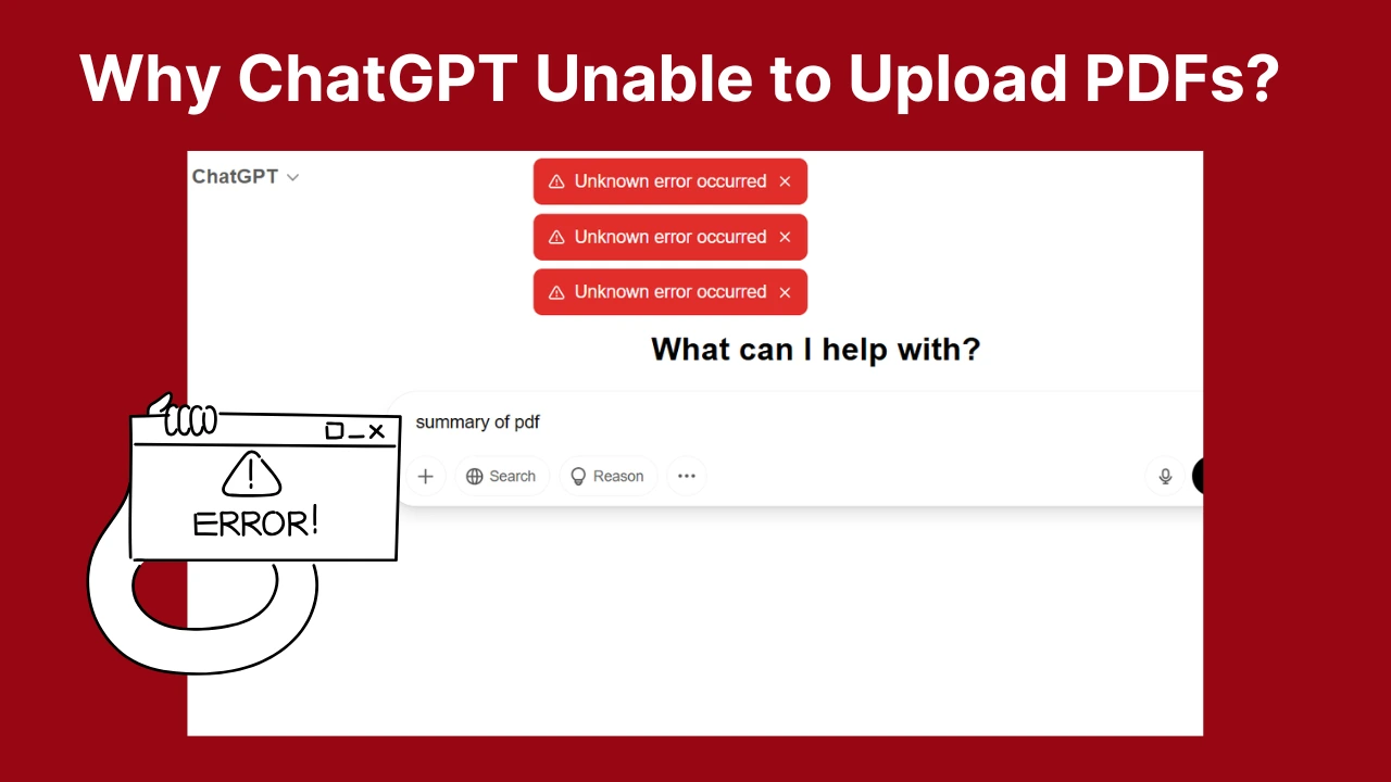 chatpgt can't upload pdf files