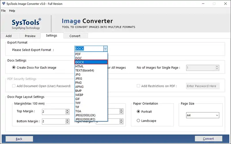 select docx