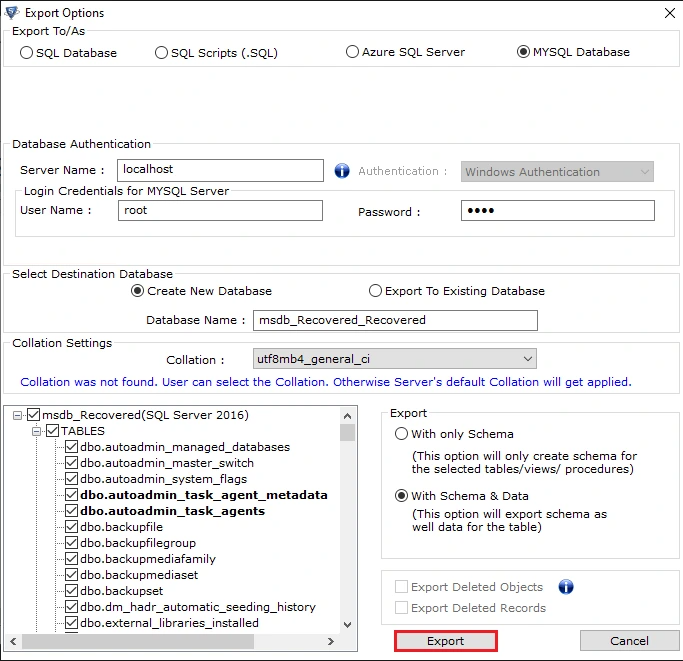 migrate-database