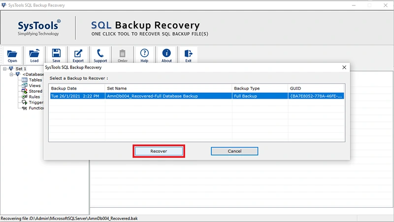 recover files