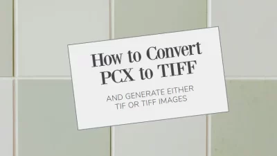 convert pcx to tiff