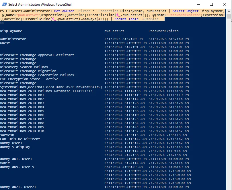 Default PowerShell