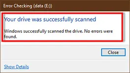 check hard disk health without os