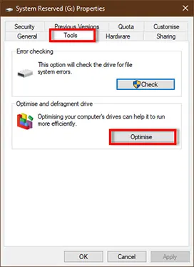 check health disk