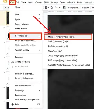 download as microsoft powerpoint