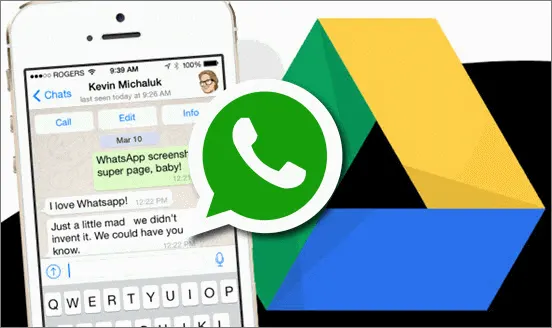 WhatsApp backup form G Drive to iPhone