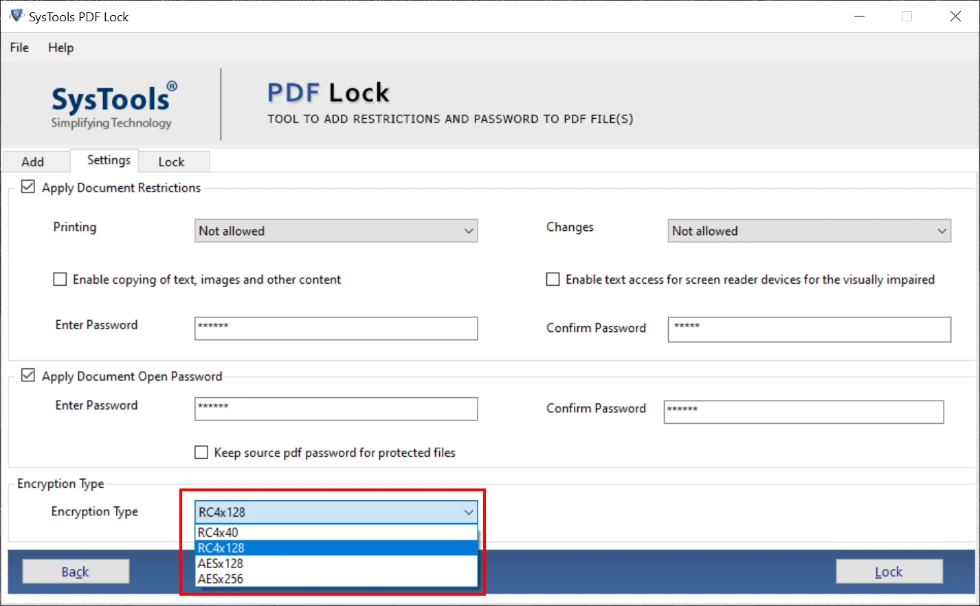 encrypt pdf