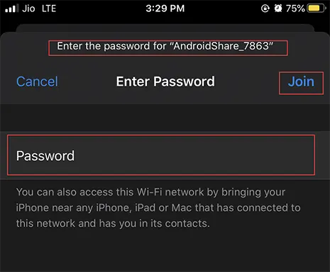 connect iPhone with Android phone to transfer files