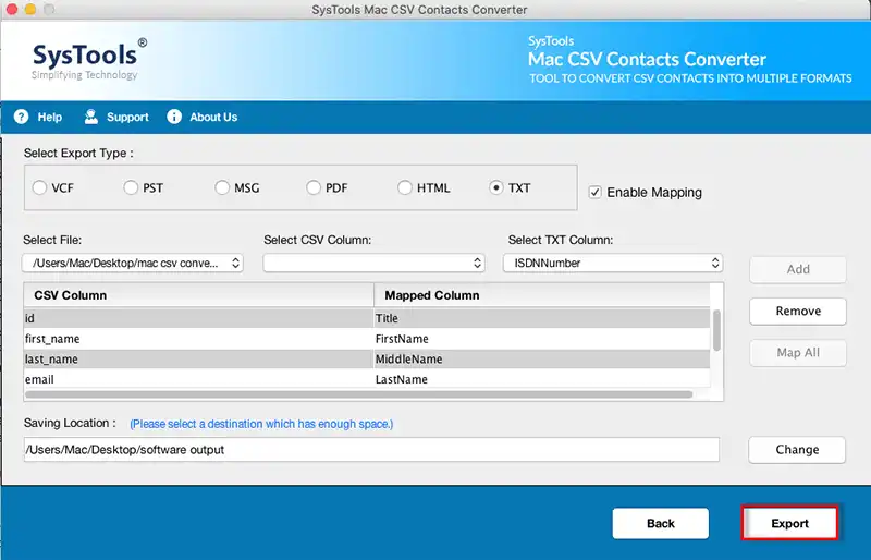 export-csv-txt