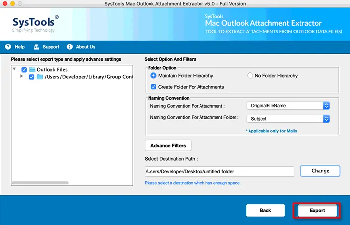extract attachments from outlook emails