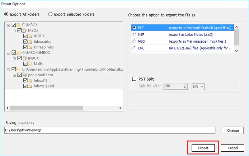 export