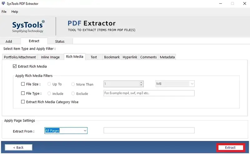 save video from PDF file