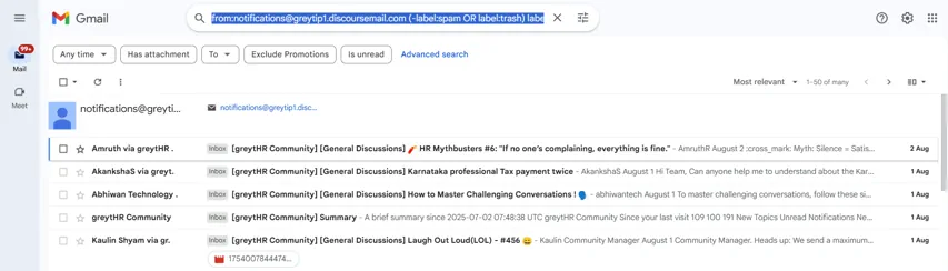 Filter Manage Email Subscriptions on Gmail