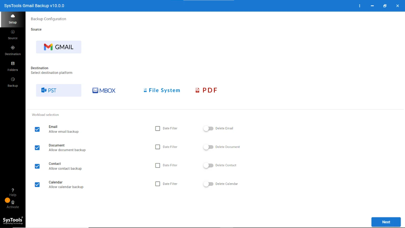Gmail Email Backup
