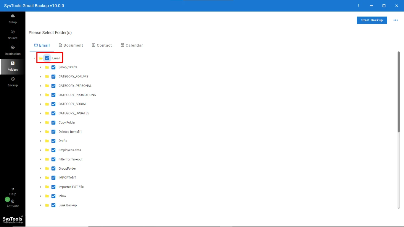 Fetch Folders