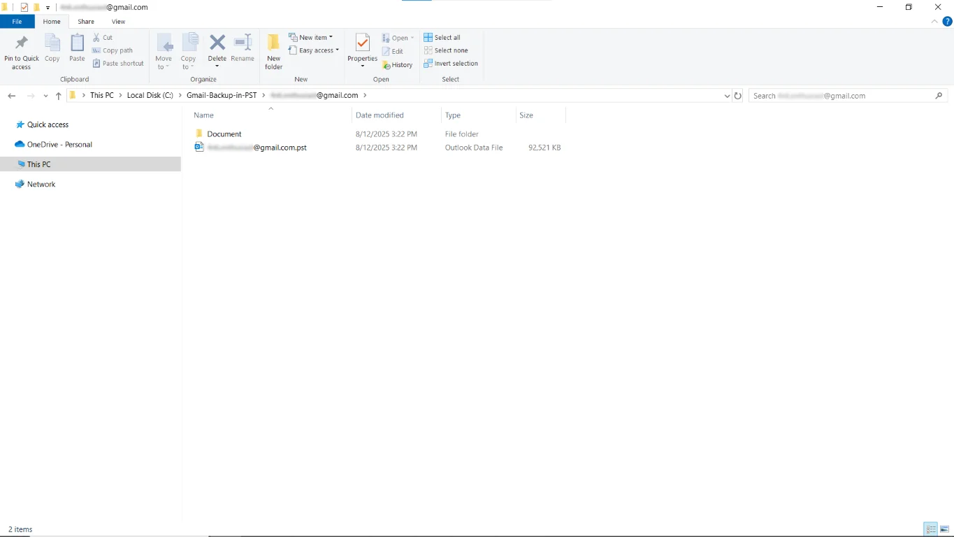 final output file