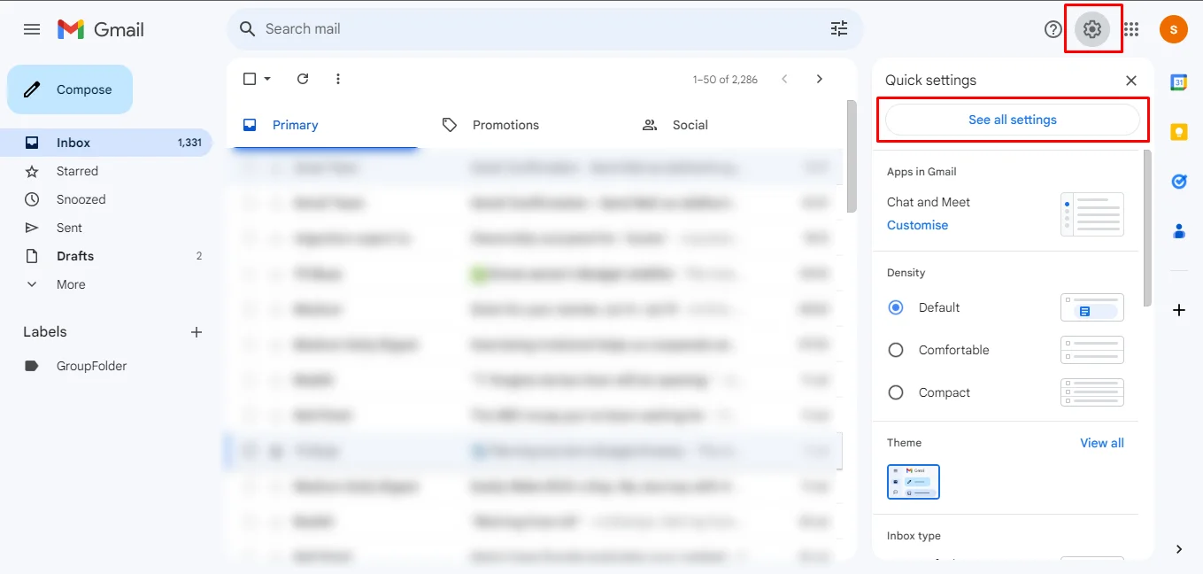 Gmail Settings
