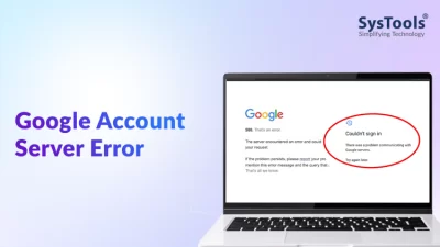 google account server error