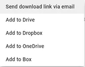 send download link via email