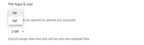 select zip format