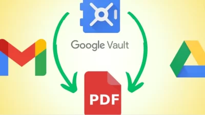 Google Vault Export to PDF
