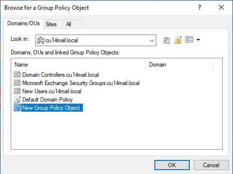 Choose the Policy