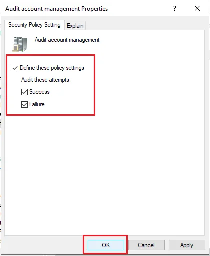 Change the Settings 
